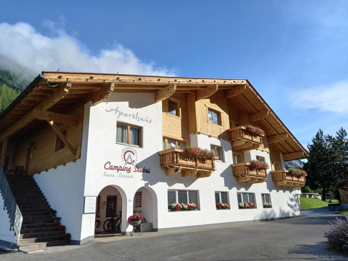 Aparthaus Camping Stubai Appartement Neustift im Stubaital Buitenkant foto