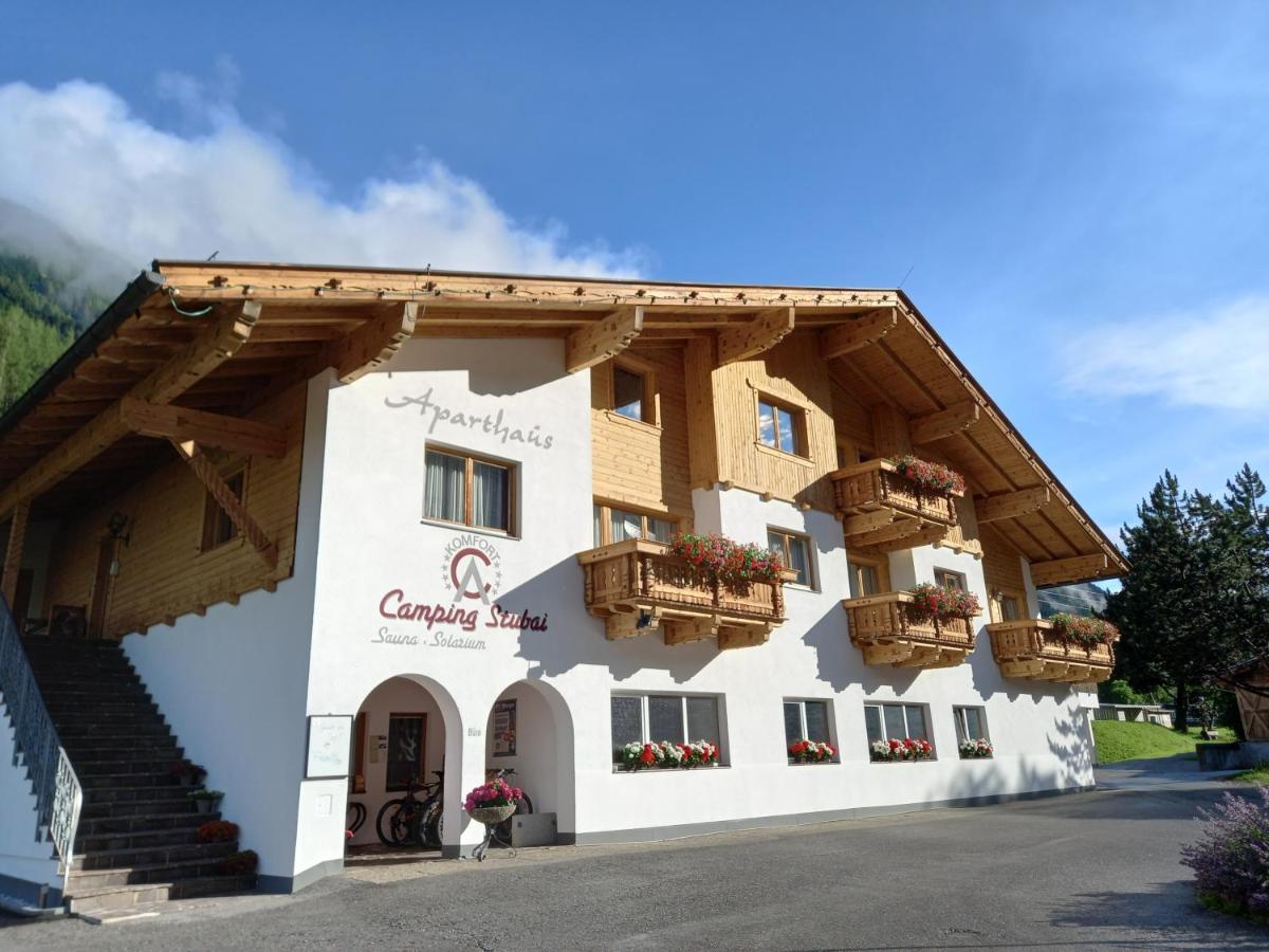 Aparthaus Camping Stubai Neustift im Stubaital Buitenkant foto